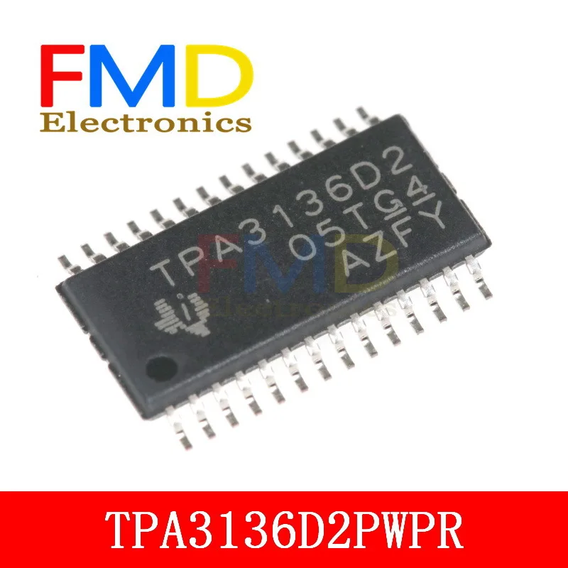 5PCS/LOT TPA3136D2PWPR  HTSSOP - 28 class D audio amplifier   spot