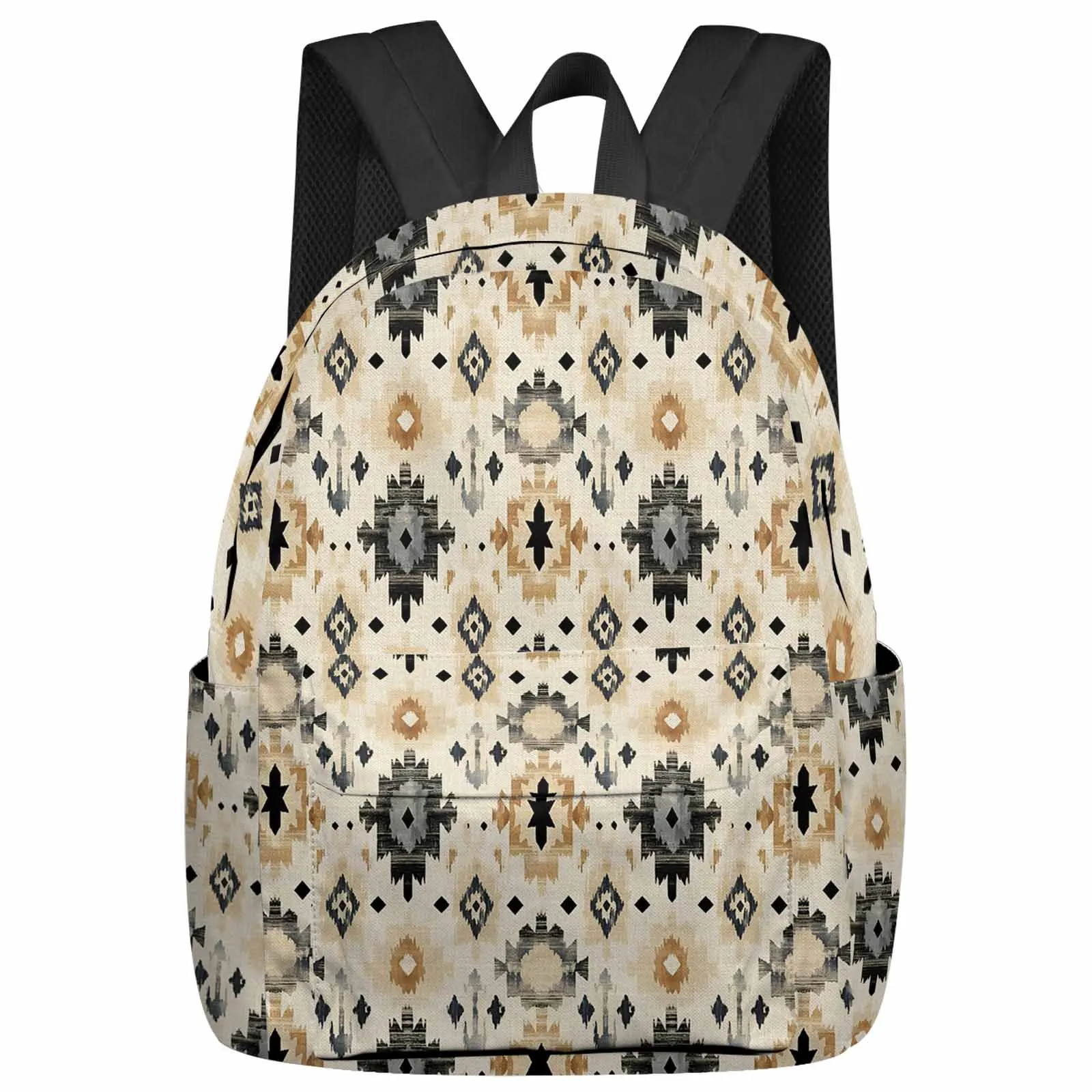 

Ethnic Tribal Geometric Abstract Backpack School Bags for Teenagers Students Laptop Bag Women's Casual Travel Backpack