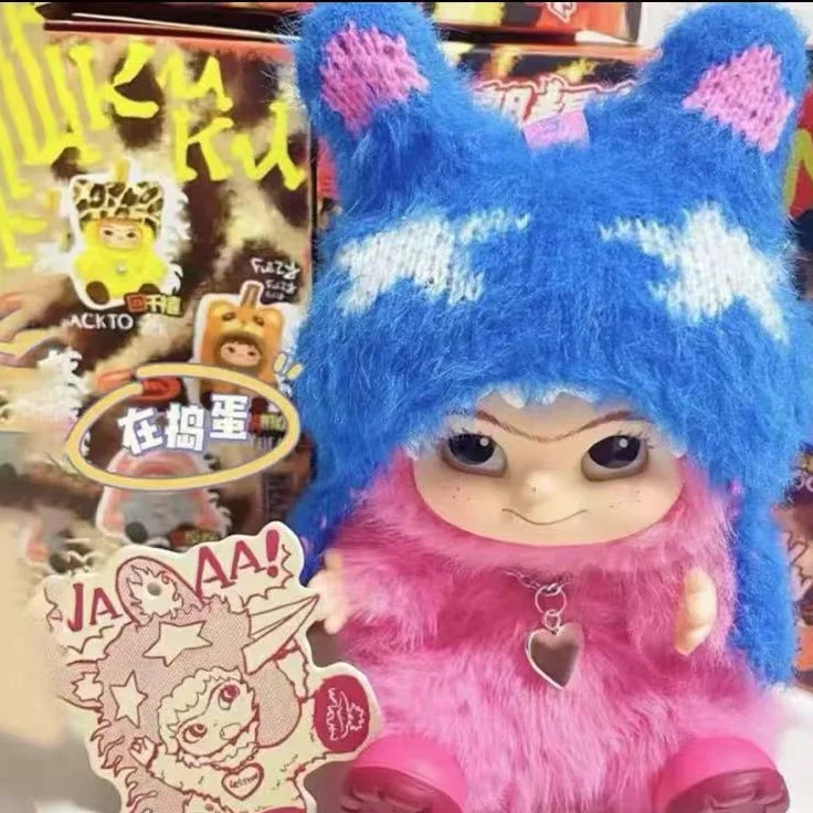 

Personalized Creativity WAKUKU Mao Chao Fun Party Series Blind Box Wokuku Handmade Bag Pendant Plush Toy Doll