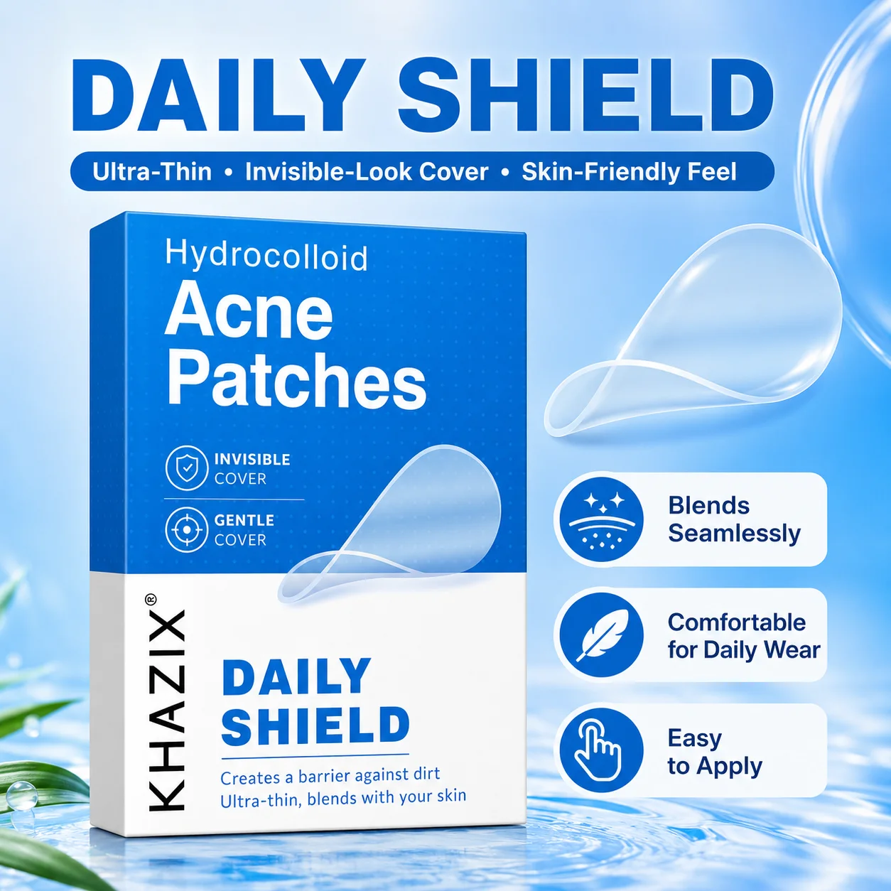 200/400/800pcs Hydrocolloid Acne Pimple Patch, Hydrocolloid Spot Stickers, Covering Zits and Defect, Nighttime Spot Stickers