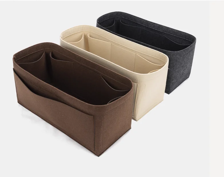 Fits For keepall 45 50 55 60 Felt Cloth Insert Bag Organizer Makeup Shoulder Travel Inner Purse Portable Cosmetic Bags