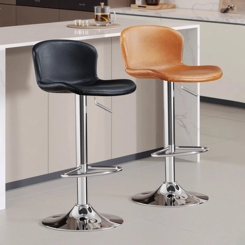 *-*luxury Home Interior Bar Ergonomic Restaurant Industrial Swivel Chair Adjustable Backrest Kitchen Bar Kitchen Counter Stools