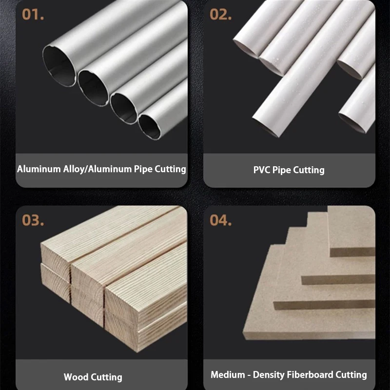 Multi-function 45 Degree Mini Miter Saw Chain Saw Electric Mini Circular Saw Benchtop Cutter DIY Hobby Woodworking Tools