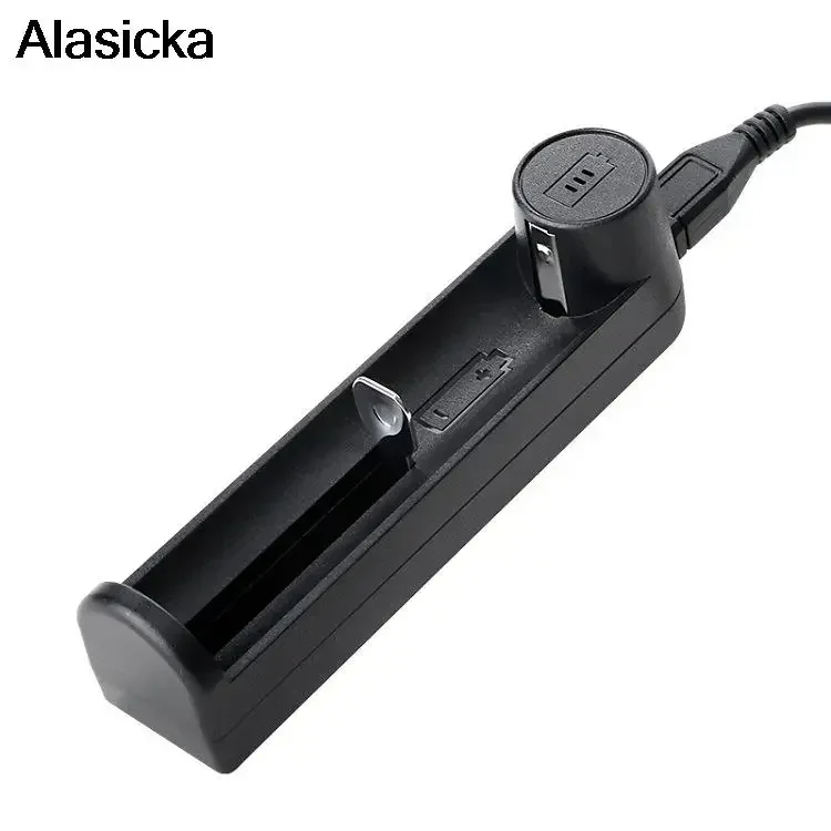 18650 carregador de bateria carregamento inteligente 1 slot 3.7v 26650 18350 32650 21700 26700 26500 li-ion recarregável carregador de bateria