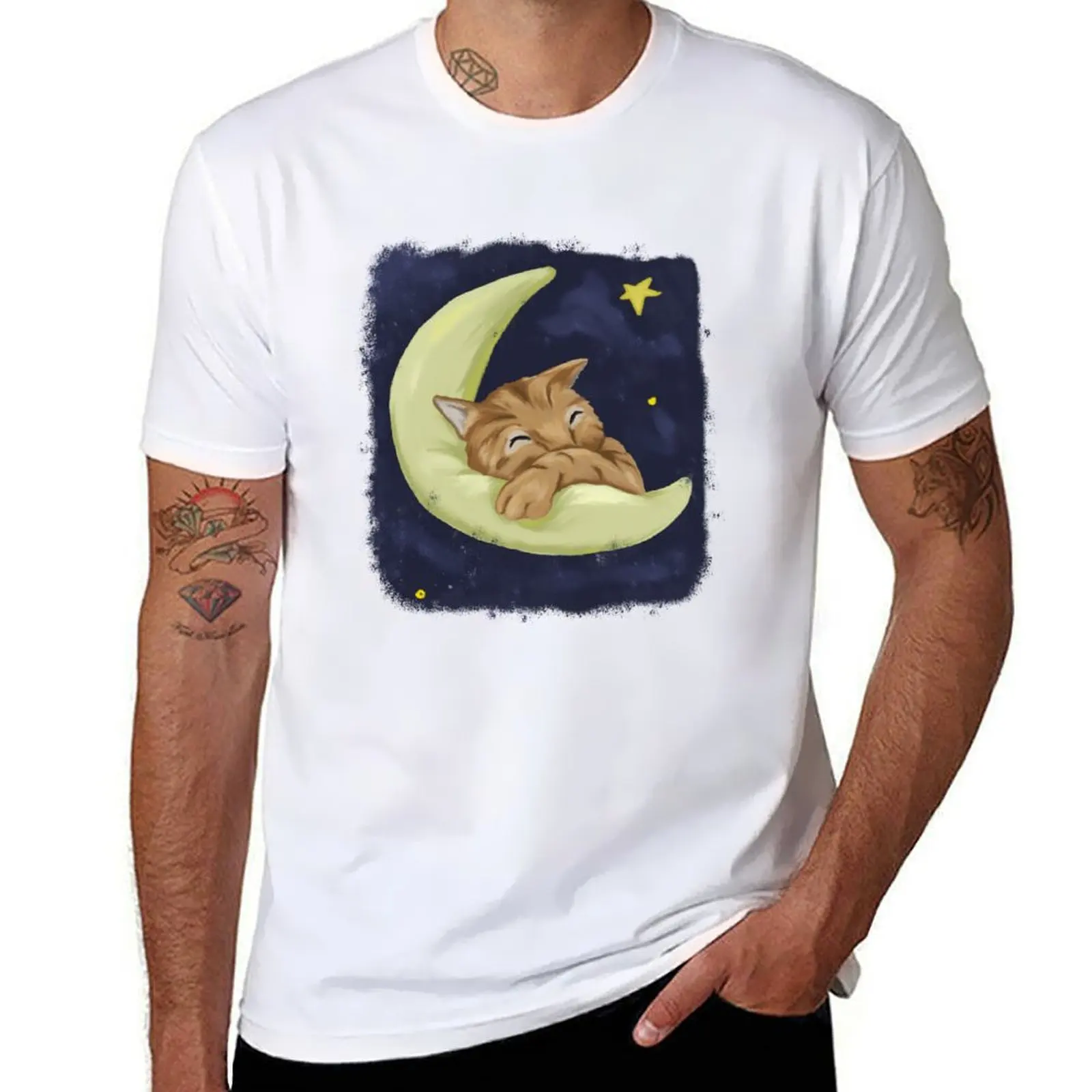 

Sleeping cats T-Shirt Short sleeve tee clothes funny meme t-shirts funny t shirts for men