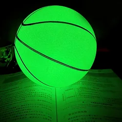 Glowing Luminous Basketball Light Up Ball Reusable Strong Grip Light Up Basket Ball For Indoor And Outdoor Play Games