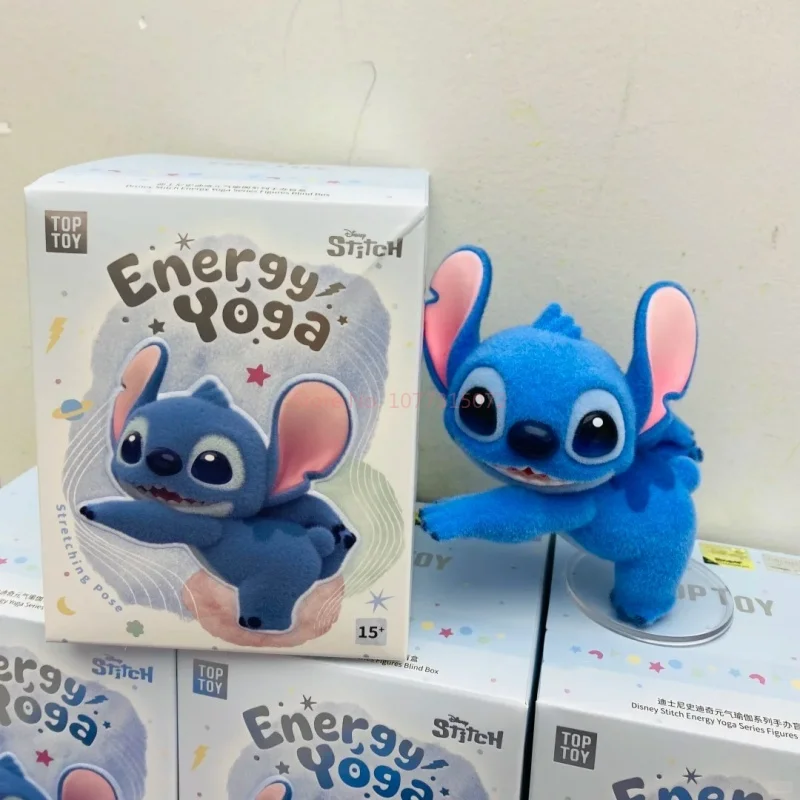 حقيقية ديزني غرزة حيوية اليوغا سر صندوق أعمى التماثيل غرزة توافدوا الحلي لطيف سطح المكتب الديكور هدايا عيد الميلاد