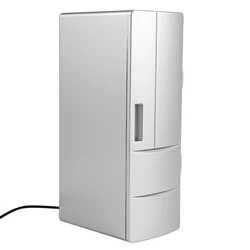 Refrigerator Mini Usb Fridge Freezer Cans Drink Beer Cooler Warmer Travel Refrigerator Icebox Car Office Use Portable