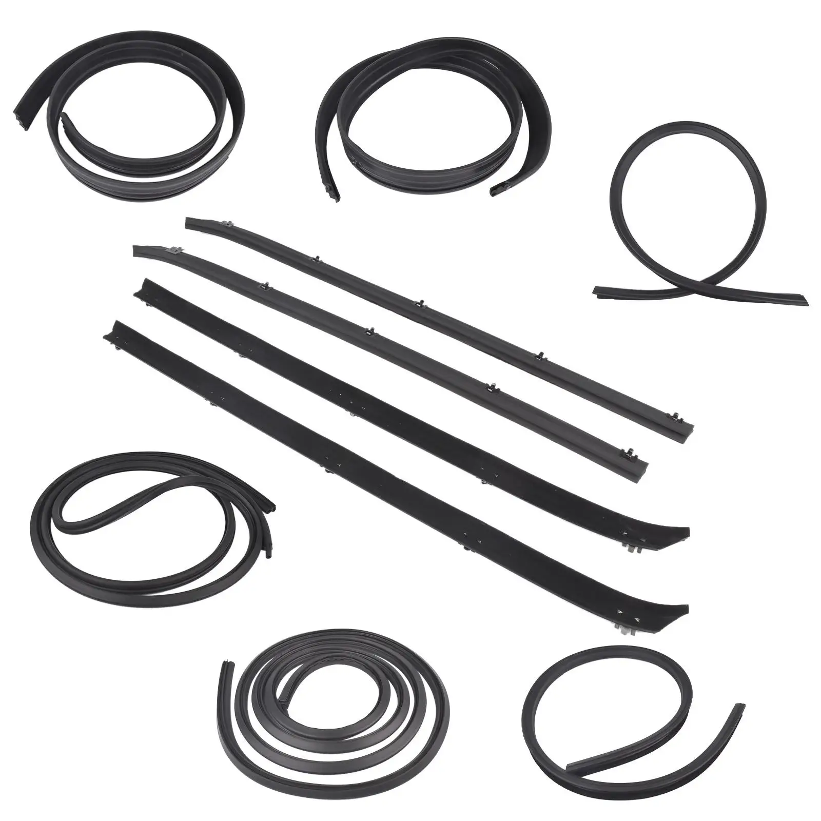 

AP01 10x Door Window Weatherstrip Seal Kit for Dodge Truck D150 D250 D350 1980-1993 KD1002-10A