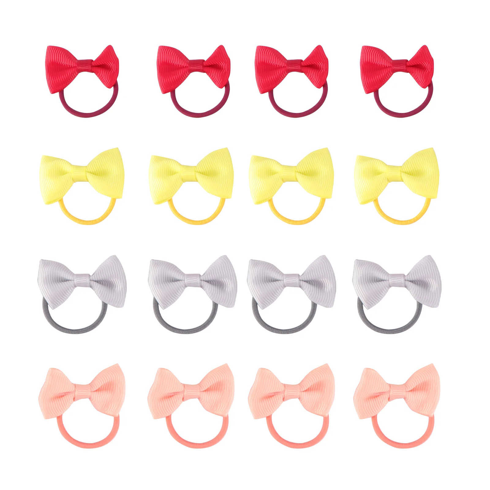 

18 Pcs Baby Hair Bows Elastic Tie Grosgrain Ribbon Ponytail Bows for Girls Toddlers Kids Matching Outfits OccasionsFantastic