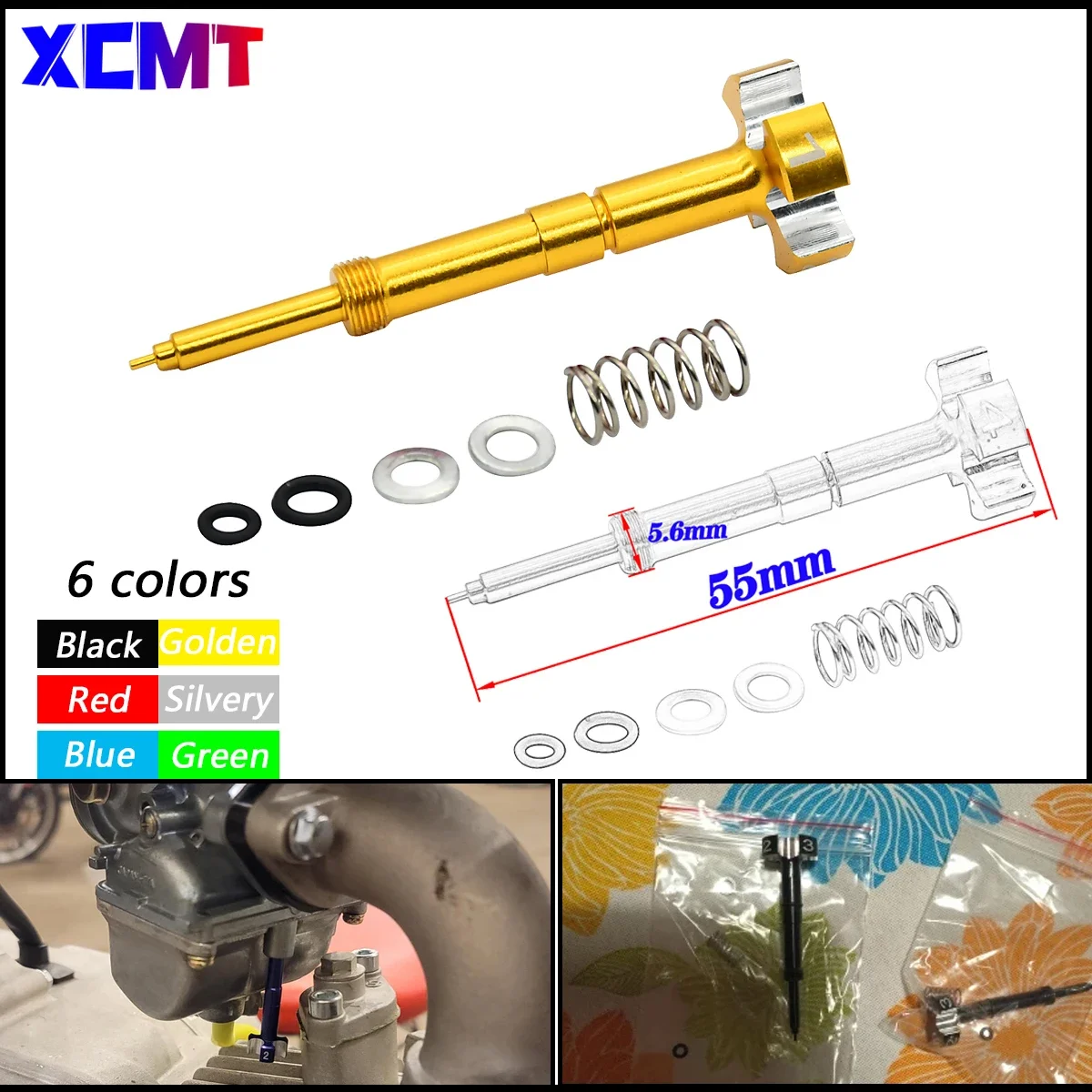 Keihin FCR Carburetor Easy Air Fuel Mixture Screw For KTM Honda Yamaha Kawasaki Suzuki CRF TRX YZF WR WRF KLX KX RMZ 250 450 525