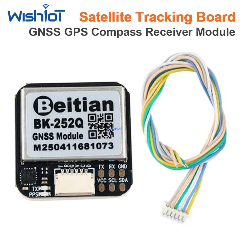 

Beitian BK-252Q GNSS Module QMC5883 Compass M9140 Chip GPS/GLONASS/BDS/Galileo1.5m CEP For Drones/Vehicles DIY Projects