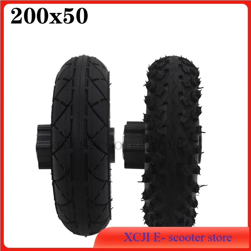 Electric Scooter 200x50 Tire with wheel hub for Razor Scooter E100 E150 E200 eSpark Crazy Cart scooters