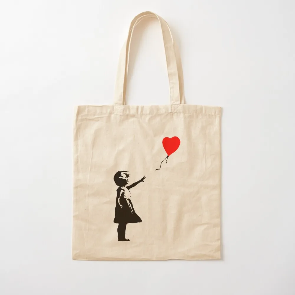 

Girl with Balloon Tote Bag bags luxury women canvas tote bags Canvas Tote Bag