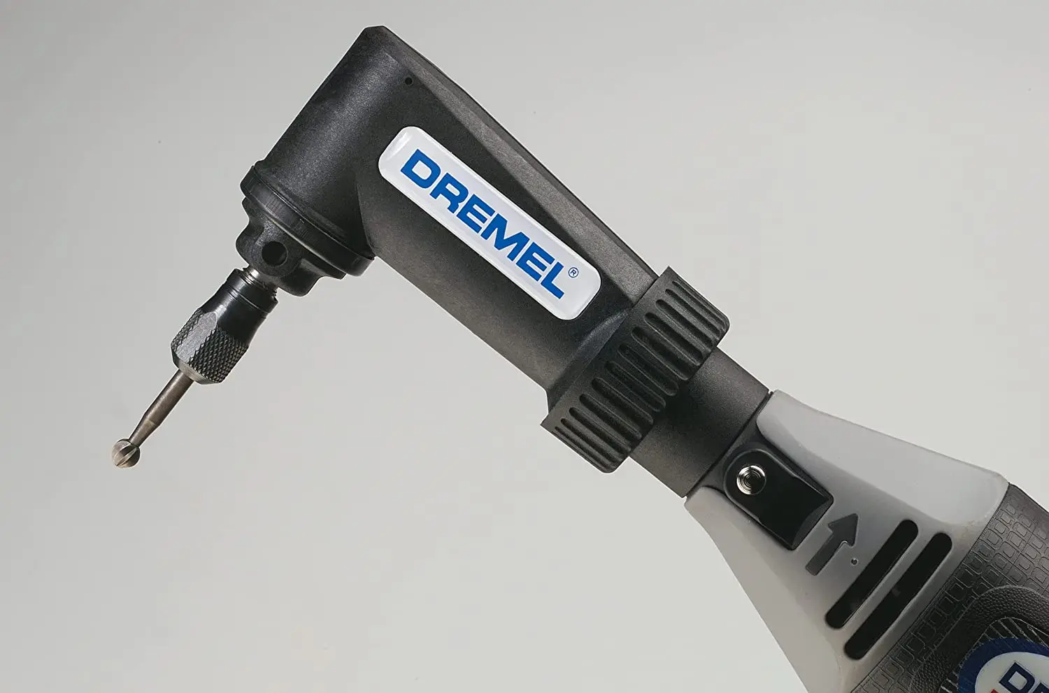 Dremel 575 직각 부착물, 회전 공구, 앵글 드릴 부착물, 검정색