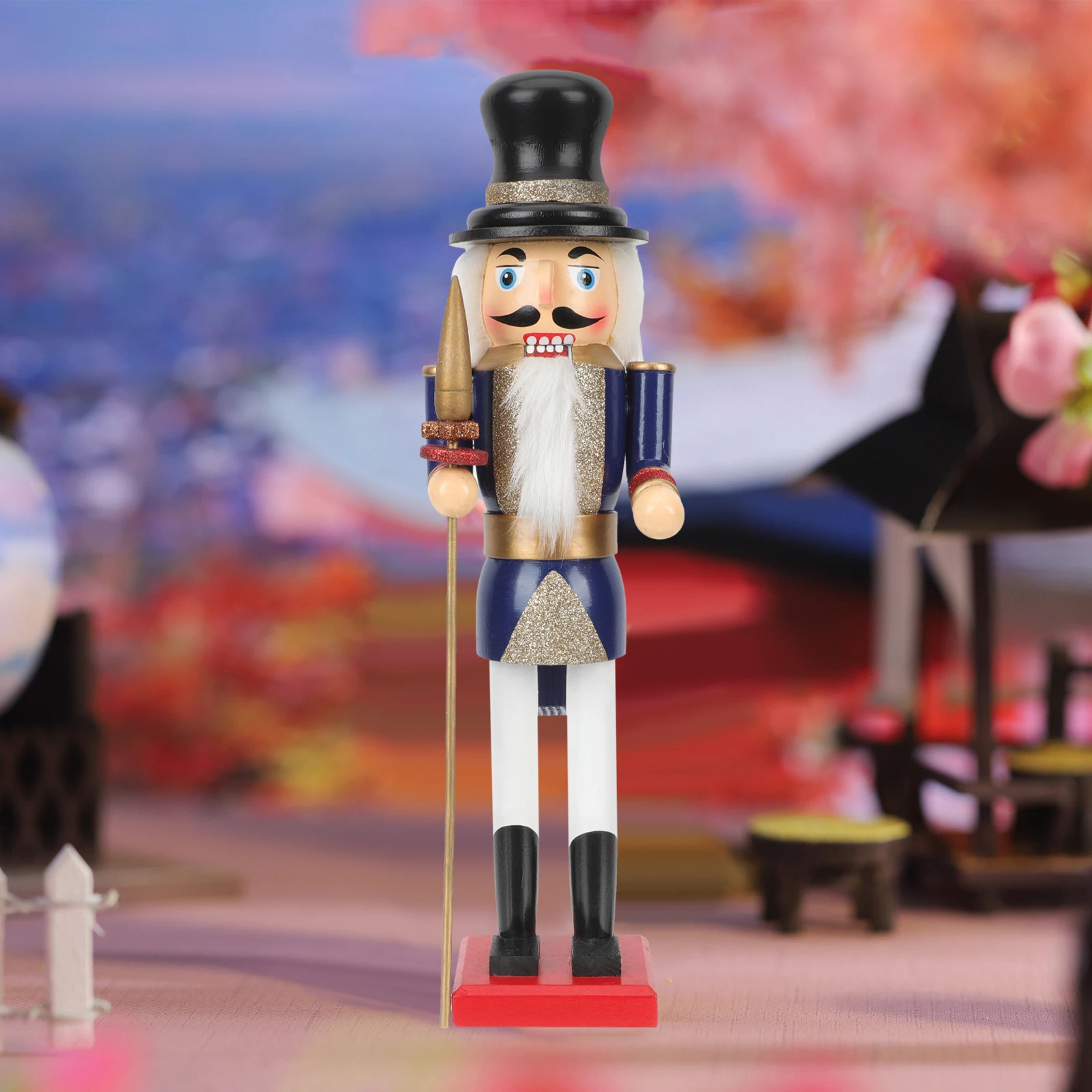 

Nutcracker Puppet 42cm Wooden Soldier Home Decor Bedroom Living Room Wedding Gift Christmas nament House Table Craft