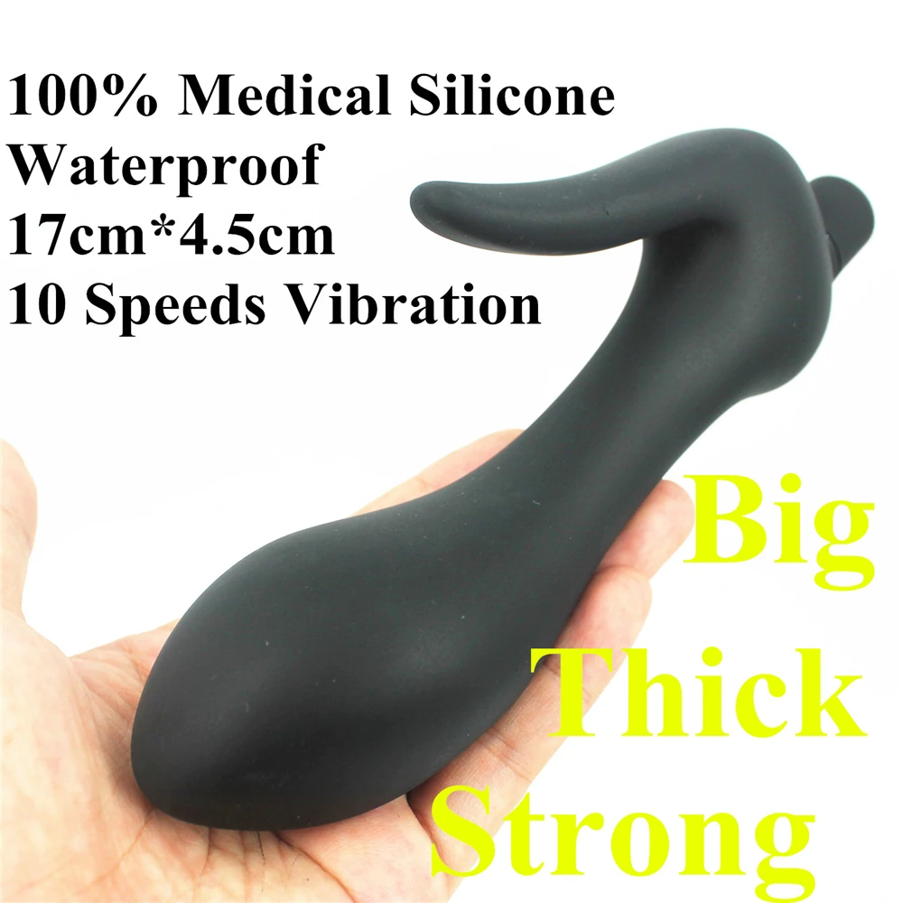 10 speeds strong vibration medical silicone waterproof big thick vibrator g spot massager woman sex toy sex product