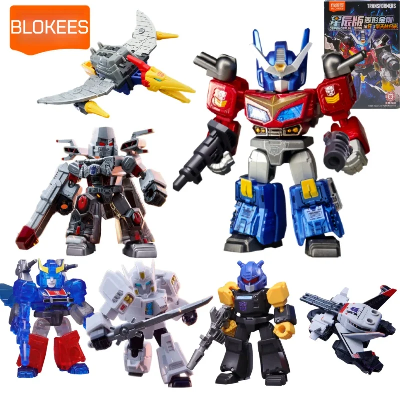 Blokees Transformers Galaxy Version Wave 8 Optimus Prime Returns Articulated Buildable Figure Collectible Assembly Model Toy