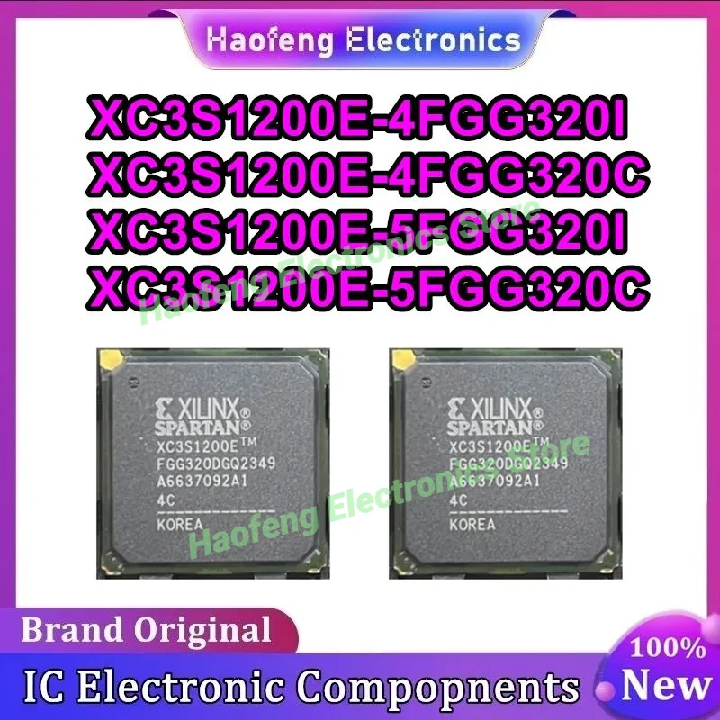 

XC3S1200E-4FGG320I XC3S1200E-4FGG320C XC3S1200E-5FGG320I XC3S1200E-5FGG320C Чипсет BGA IC Новый на складе