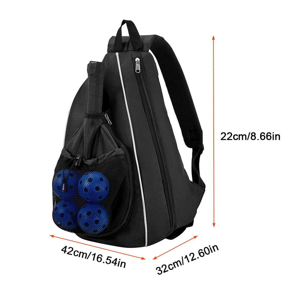 Pickleball Paddle Bag Large Capacity Breathable Sports Backpack Lightweight Portable Racket Rucksack Gifts for Pickleball Lovers