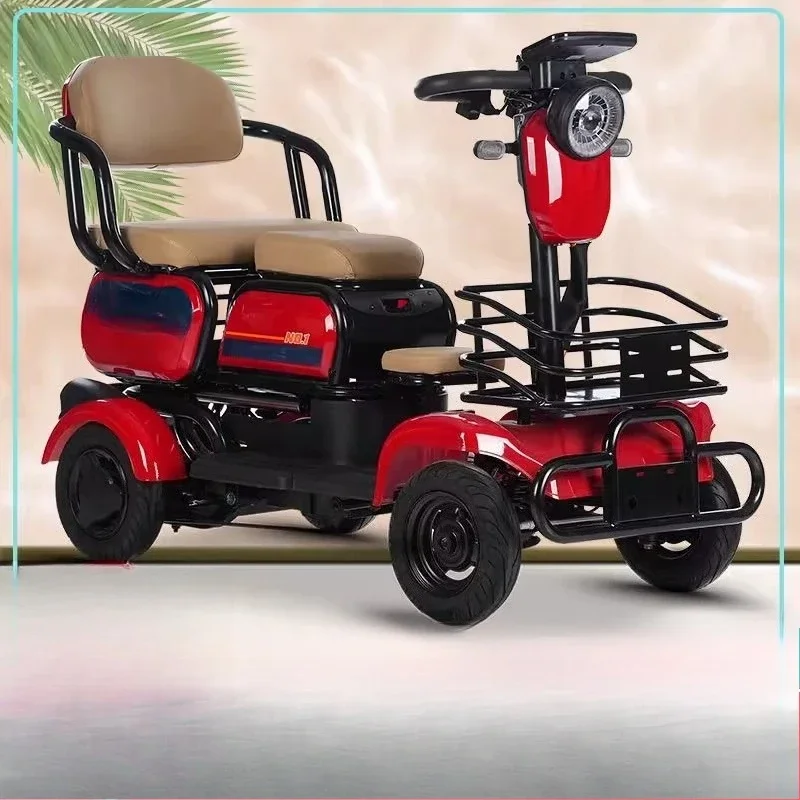 

Elderly transportation four-wheeler electric disabled car to pick up and drop off children's mother car