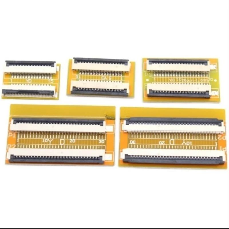 1PCS FFC flexible cable extension board FPC adapter board 1.0mm4p5p6p7p8p9p12p13p40FPC seat