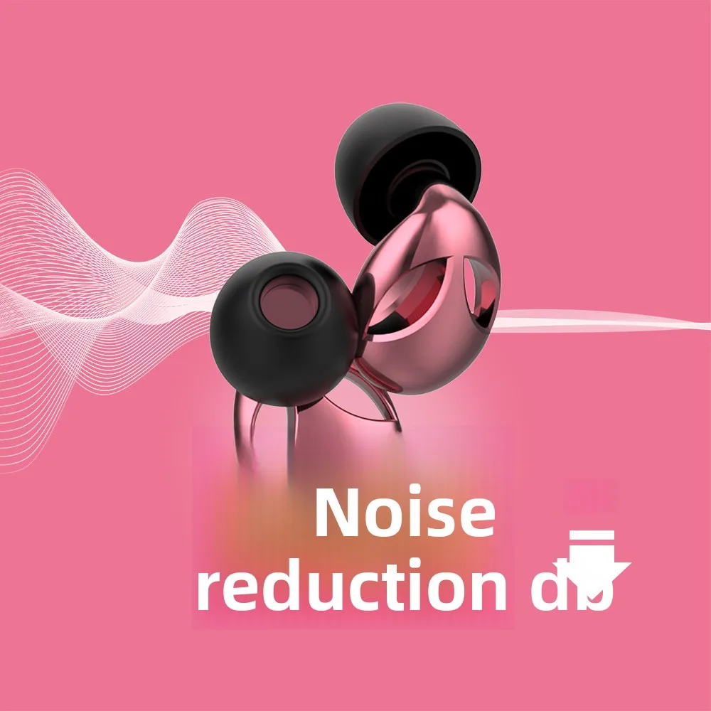 Protective Noise Reduction Earplugs for Concert Bar KTV Dance Hall and Daily Sleep Use