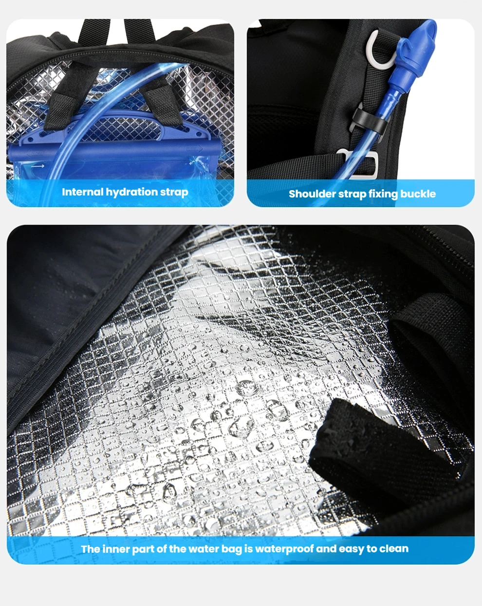 20L Fahrrad Radfahren Rucksack Outdoor Sport Reisen Trekking Wandern Rucksack Wasser Tasche Rucksack Blase Pack Trink Rucksack