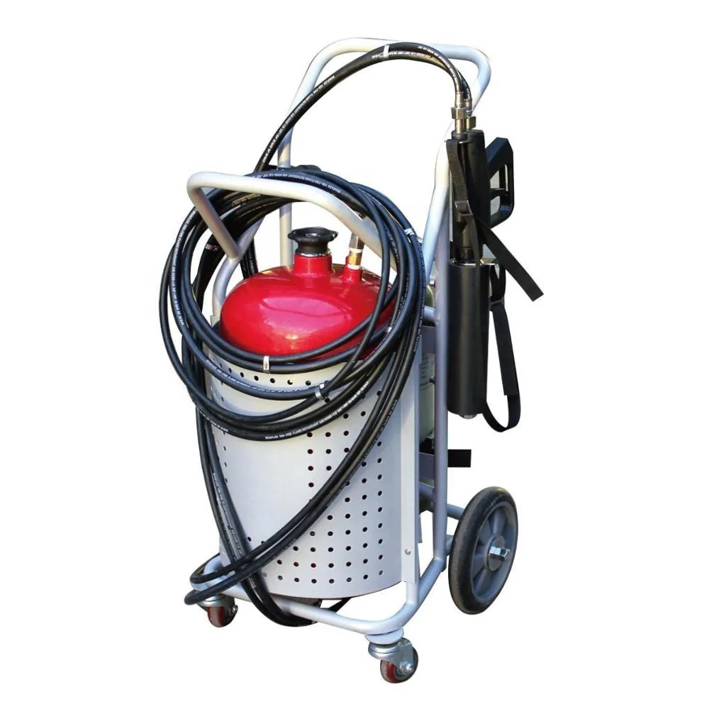 fire fighting air foam system trolley water mist fire extinguisher