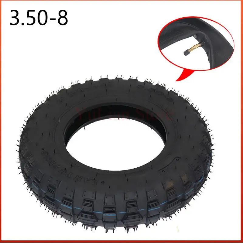 For Electric Scooter Tire 3.50-8 outer and inner tire For Go Kart Tire Cart Mini Bike Lawn Mower Trailer