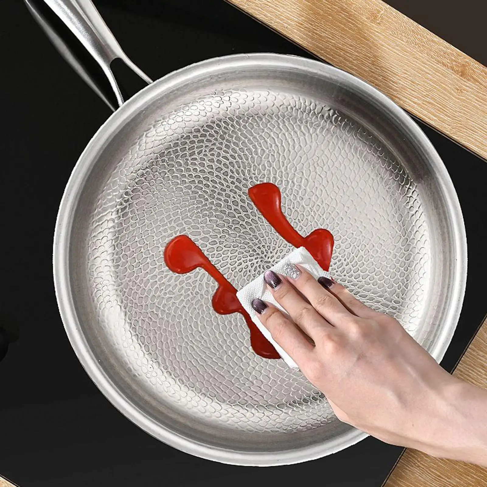 

Сковороды с антипригарным покрытием, сковорода-гриль для стейка, антипригарная посуда с ровным нагревом, кастрюля, плита, сковорода с крышкой для приготовления яиц на кухне