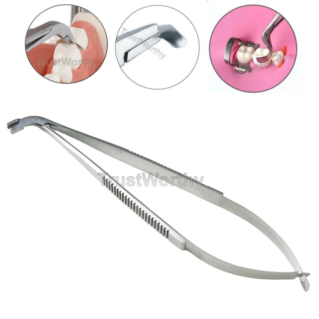 Silver Dental Matrix Band Matrice Plier Tweezer Holder Clamp Fits Garrison TC