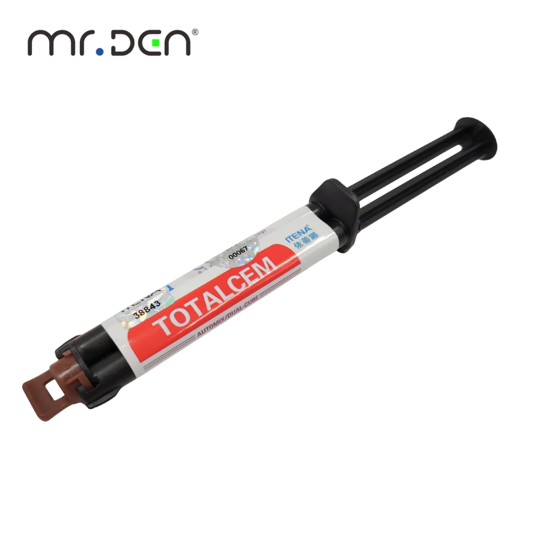 ITENA Permanent Self Adhesive Resin Cement Dental Teeth Crown Bonding Veneer Ceramic Denture Automix Etch Dual Cure Composite 8g