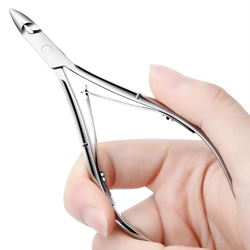 1-5Pcs Stainless Steel Nail Cutter Scissor Nippers Muti Function Cuticle Pusher Remover Professional Nail Care Manicure Kits