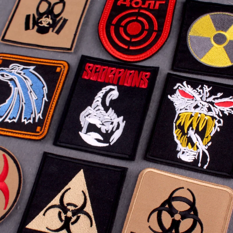 Parche bordado S.T.A.L.K.E.R. termoadhesivo nuclear para mochila - imagen 2