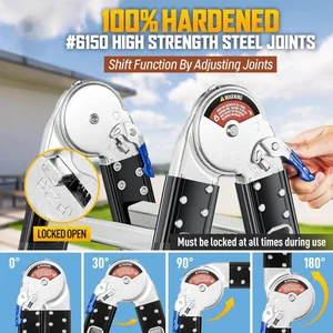 سلم متعدد الأغراض 7 في 1 ، سلم تمديد من الألومنيوم ، 12 قدما ، قابل للطي ، قابل للتعديل ، تلسكوبي ، سلالم شديدة التحمل أعلى 8 مبيعات سلم تلسكوبي من الألومنيوم - رقم 1