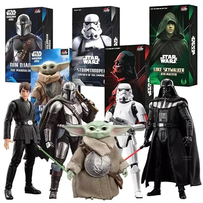 zdトイズ-スター・ウォーズ-ザ・マンダロリアン-グローグ-ダース・ベイダー-ルーク・スカイウォーカー-ストームトルーパー-グローグ-マンダロリアン-アクションフィギュア-おもちゃ