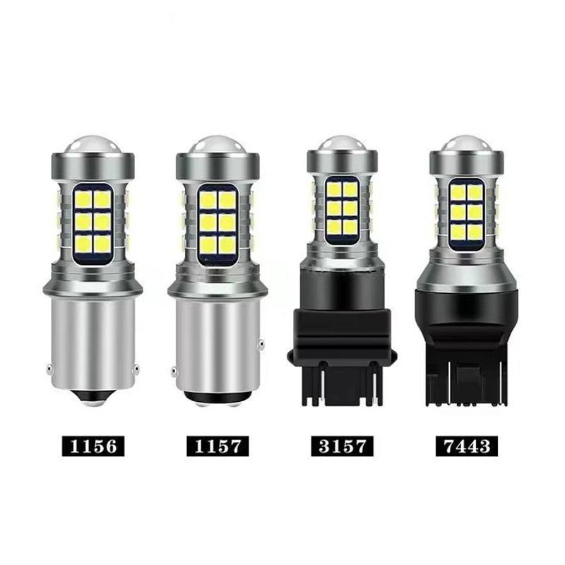 Auto Accessories LED Lights Car Brake Light 1156 BA15S P21W High Brightness Reverse Tail Light Turn Signal Light 27SMD 3030