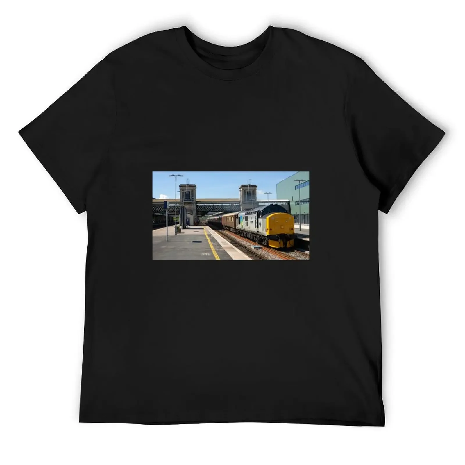 

Exeter St Davids class 37 T-Shirt summer tops tops vintage t shirts topping Short sleeve tee men