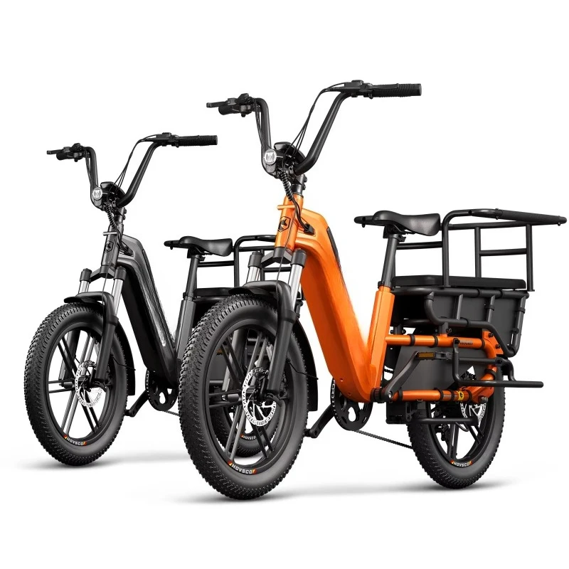 

Light Emitting Diode Hunting Cargo Bike Fat Tire Electric Cargo Bike Heavy Duty Capacity Fat Tire Electric Cargo Bike