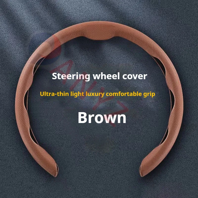 Suede Car Steering Wheel Cover For Toyota Prius Camry Corolla CHR C-HR RAV4 Land Cruiser Prado 150 Anti-skid Wheel Booster Cover