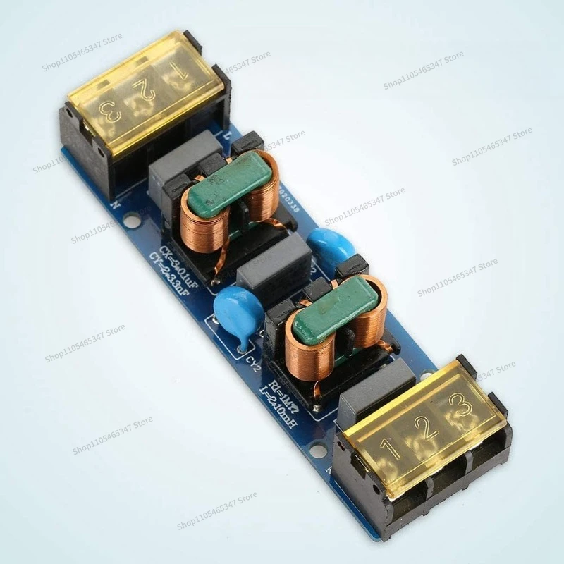 For High Frequency Two-stage Power Supply Low Pass Filter Board 25A Power Supply Filter