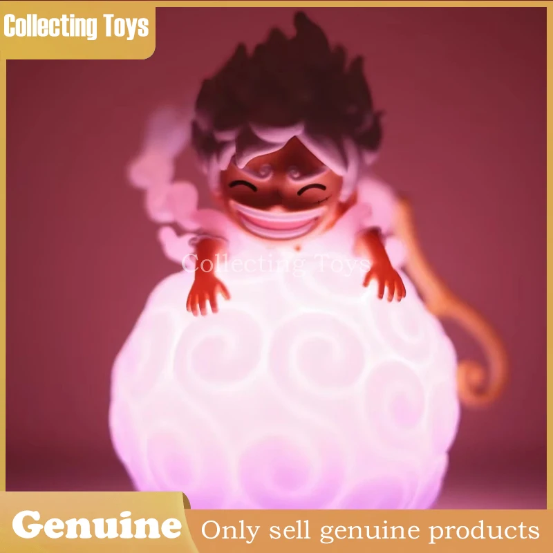 

Genuine Bandai Happy Life One Piece Devil Fruit Five Levels, Nika Luffy Nightlight Anime Figures Surrounding Models Desktop Toys