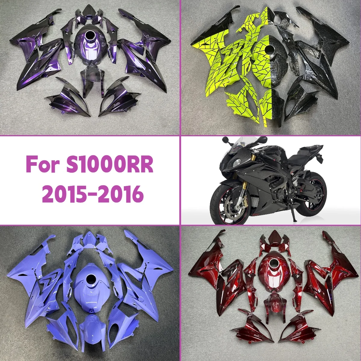 

Motorcycle Fairings for 2009-2014 BMW S1000RR Hot Style Injection Molded Fairing Kit Unique Design 09-14 S 1000RR