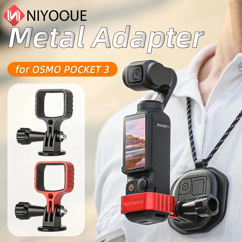 Multifunctional Adapter Gimbal Camera Aluminum Alloy Adapter Mount Frame Extension Accessories Stand For OSMO POCKET 3