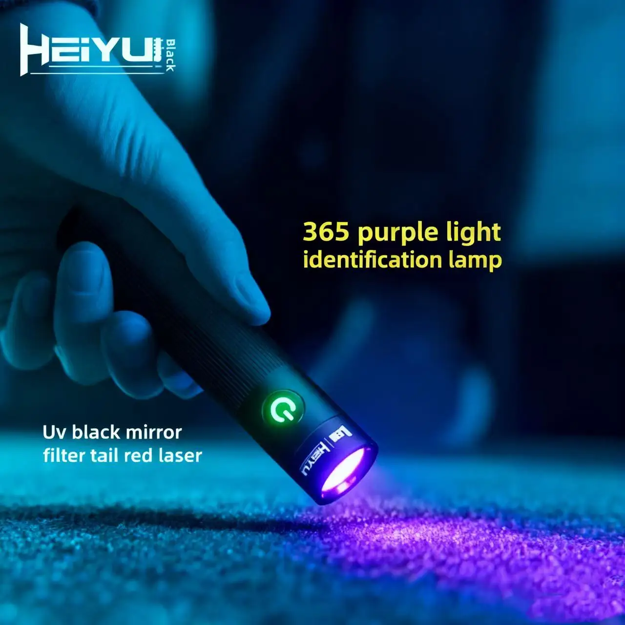

LEM 365nm UV Flashlight Purple Light Identification For Jadeite Banknote Fluorescent Inspection