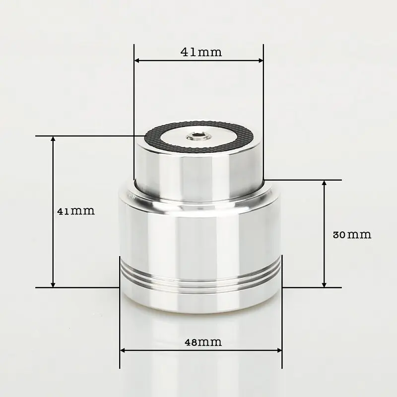 1pcs CF53 Aluminum Magnetic Suspension Foot Pad Pins of HIFI Audio Amp Speaker PC Machine Feet Mats Pads Maglev D48mm H41mm