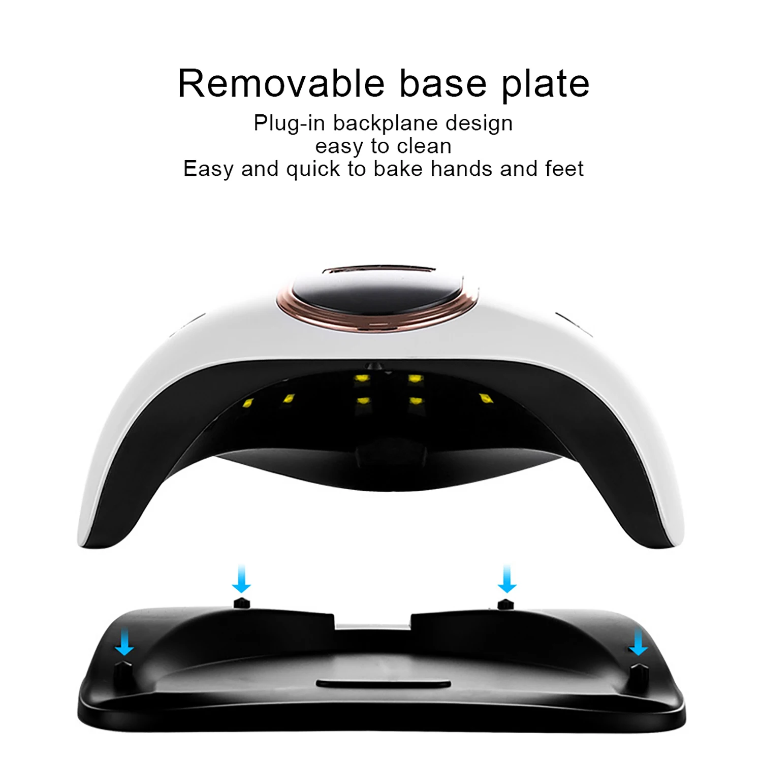 네일 UV LED 램프 기계 매니큐어용 36LEDS 전문가용 젤 폴리쉬 건조 램프 타이머 자동 센서 네일 살롱 도구