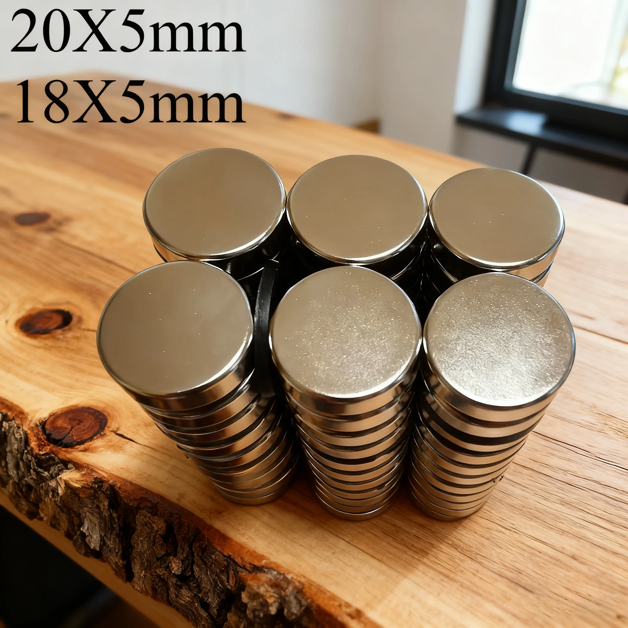 N52 20x5 18X5 18x3 Standard FOR Magnet Round for Home Office Kitchen Neodymium Strong Powerful Scooter 3D Printer Billboard