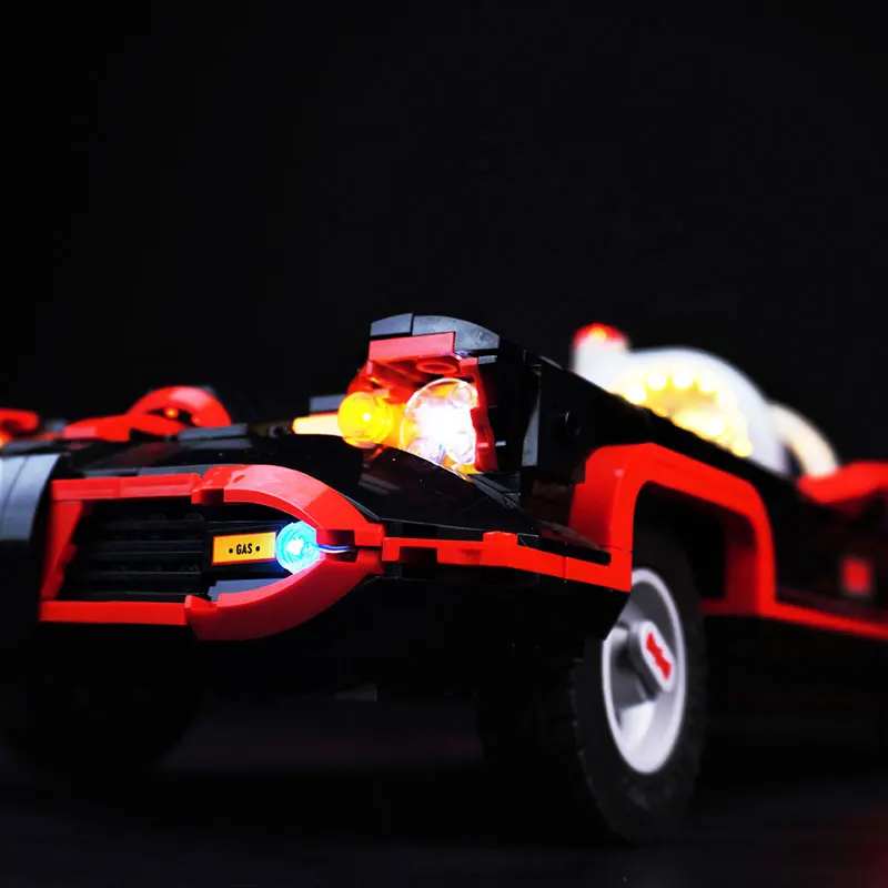 مجموعة إضاءة LED لـ LEGO 76328 The Classic TV Series Batmobile Ideas DIY Gift (لا تشمل مجموعات الطوب لبنات البناء موديل)